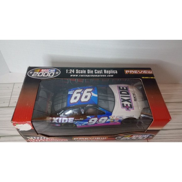 2000 RACING CHAMPIONS #99 EXIDE JEFF BURTON "PREVIEW"  1/24 - Picture 2 of 6